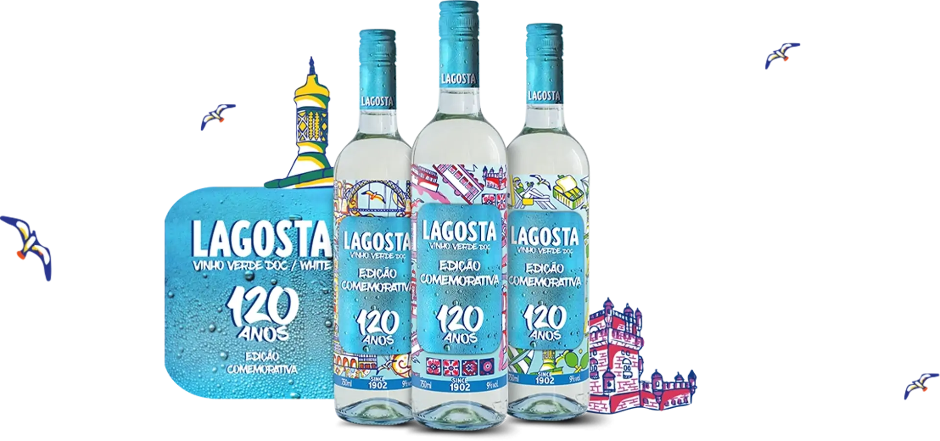 Lagosta oferece-te 120 oportunidades